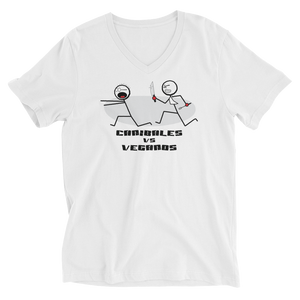 Unisex Short Sleeve V-Neck T-Shirt en Español
